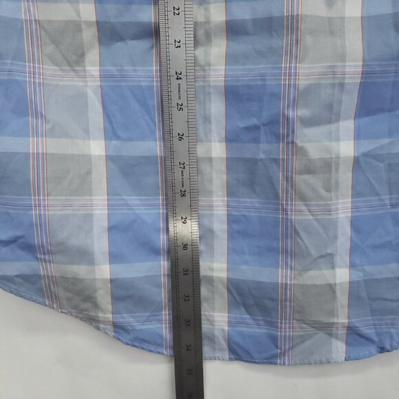*RARE* Gianni Versace K2000 Plaid Shirt Mens XL Blue Grey - Picture 13 of 13